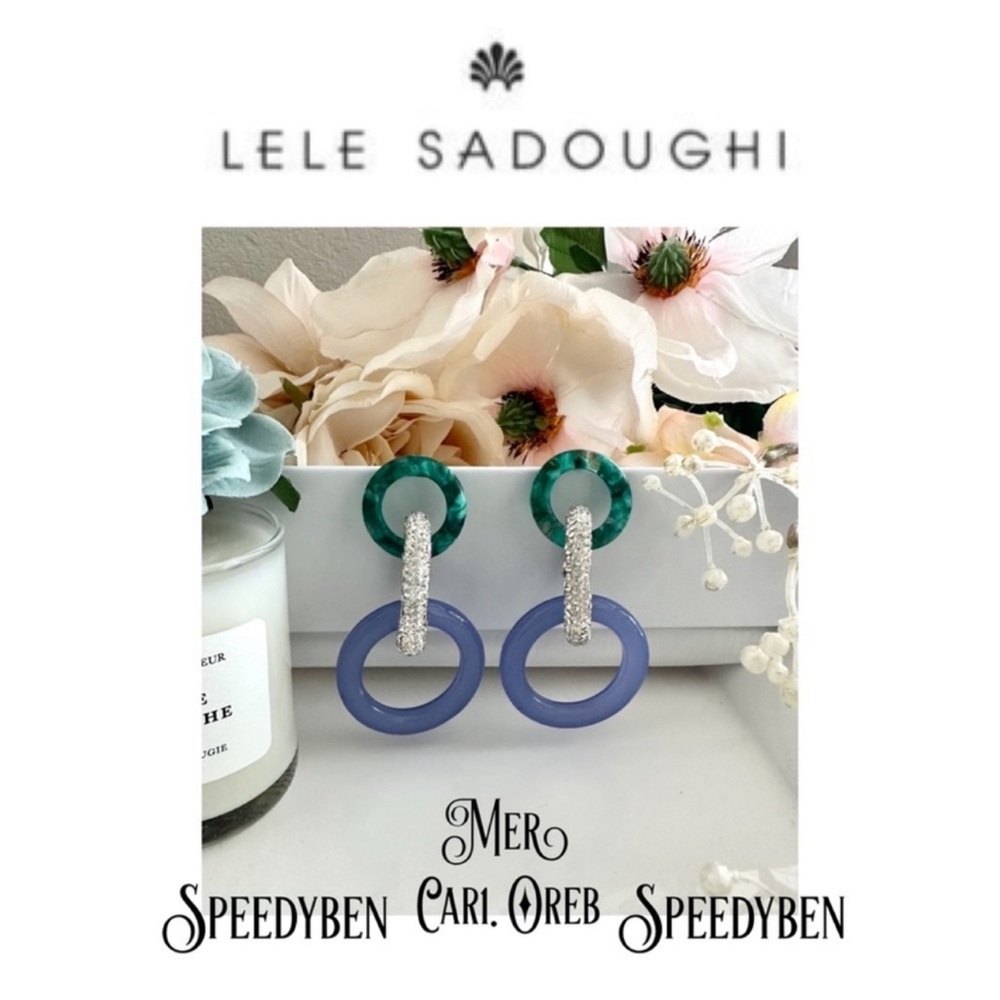 Lele Sadoughi Enchanted Hoop Earrings